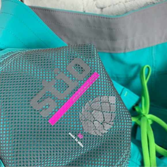 Stio CFS Teal Blue Swim Board Shorts Quick-Dry Athletic Outdoor 10 - Picture 11 of 11